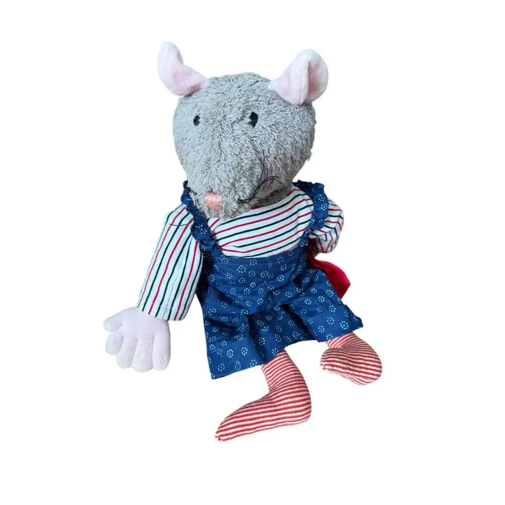 Karhe Kruse mouse plush with overalls seshell print outfit Germany‎